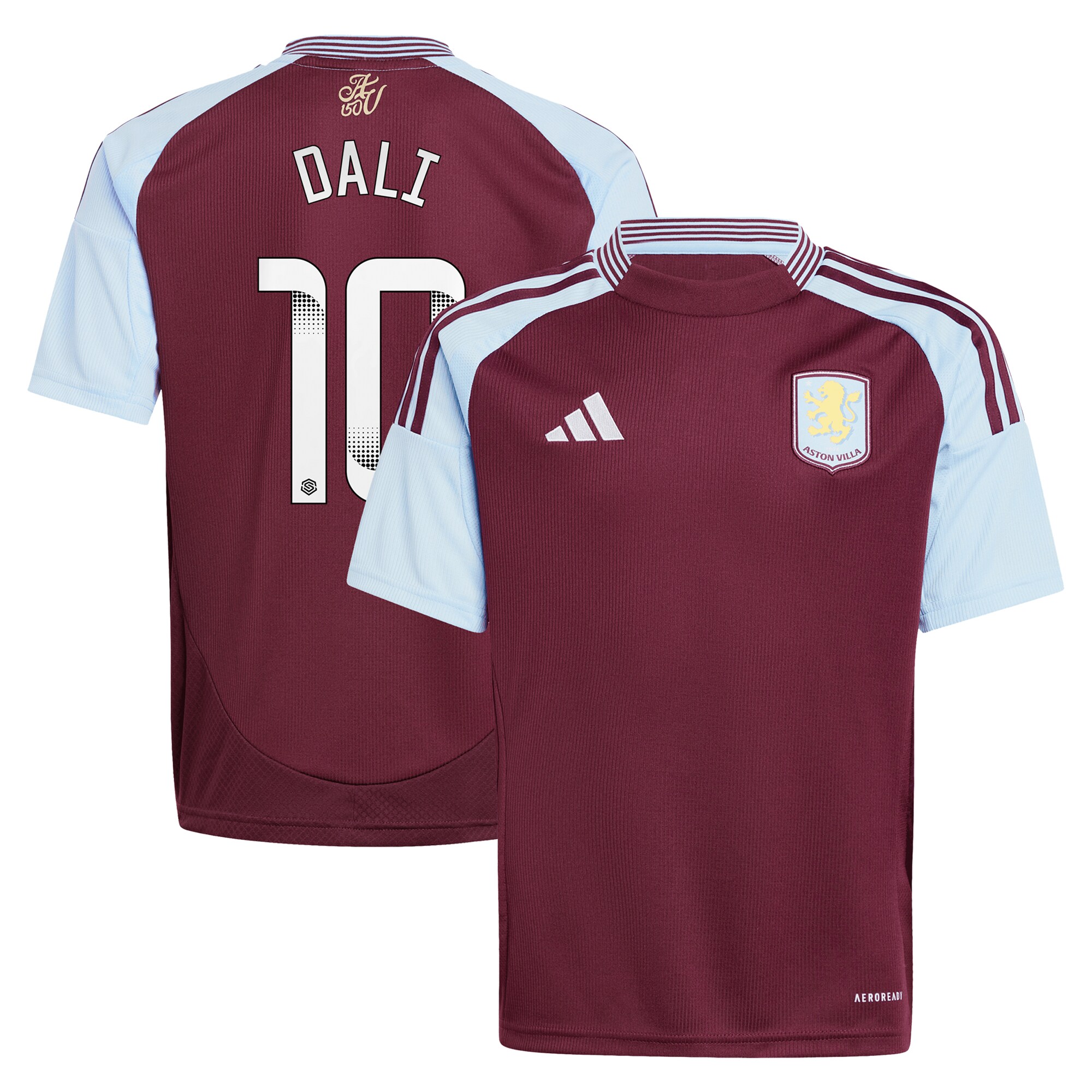 aston villa wsl adidas home shirt 2024-25 – kids with dali 10 printing Collection | Aston Villa Shop Official Jerseys