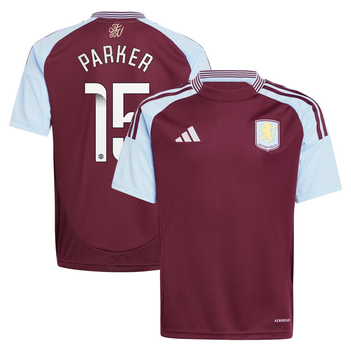 aston villa wsl adidas home shirt 2024-25 – kids with parker 15 printing Collection | Aston Villa Shop Official Jerseys