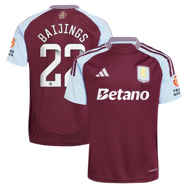 aston villa wsl adidas home shirt 2024-25 with baijings 22 printing Collection | Aston Villa Shop Official Jerseys