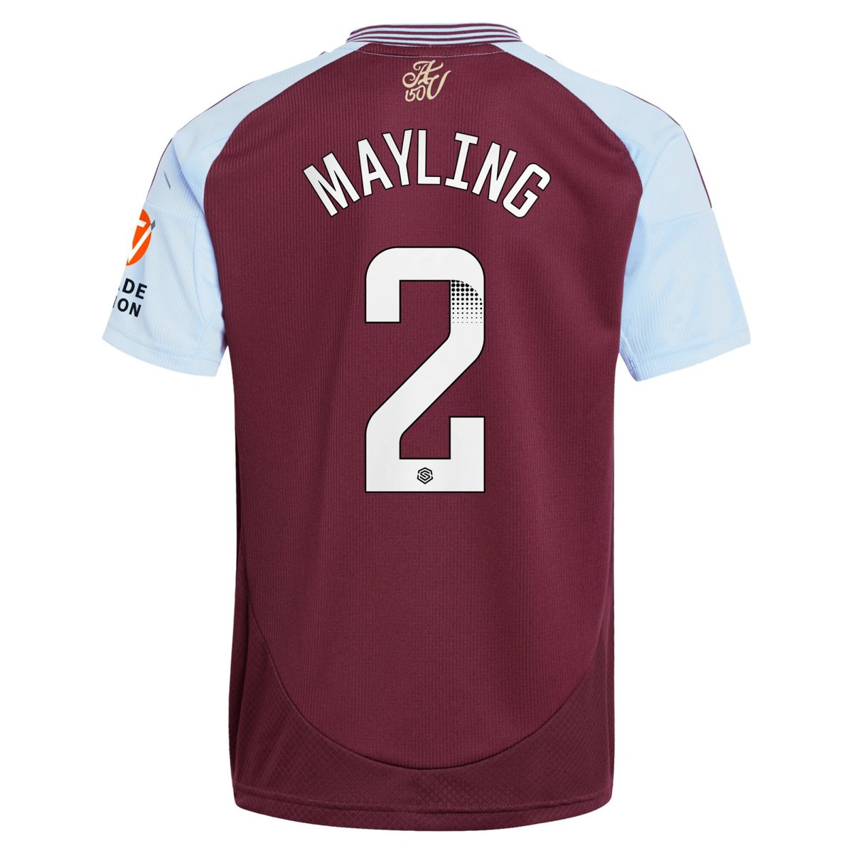 aston villa wsl adidas home shirt 2024-25 with mayling 2 printing Collection | Aston Villa Shop Official Jerseys