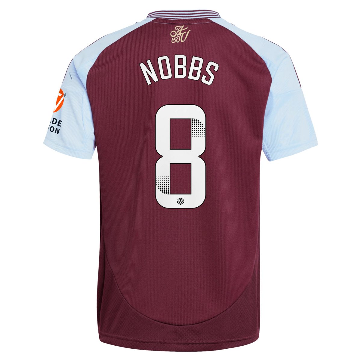 aston villa wsl adidas home shirt 2024-25 with nobbs 8 printing Collection | Aston Villa Shop Official Jerseys