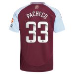 aston villa wsl adidas home shirt 2024-25 with pacheco 33 printing Collection | Aston Villa Shop Official Jerseys