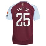 aston villa wsl adidas home shirt 2024-25 with taylor 25 printing Collection | Aston Villa Shop Official Jerseys