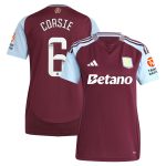 aston villa wsl adidas home shirt 2024-25 – womens with corsie 6 printing Collection | Aston Villa Shop Official Jerseys