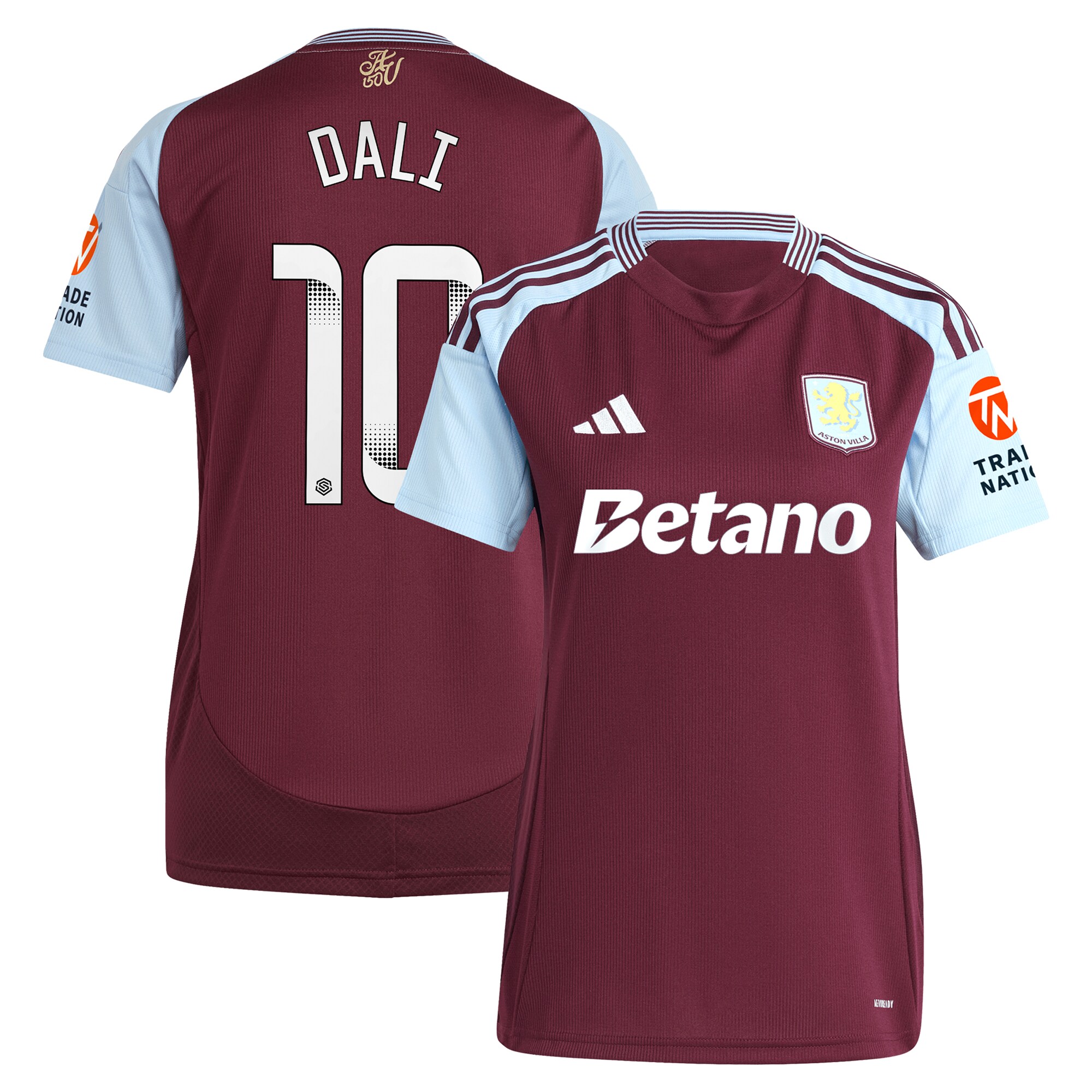 aston villa wsl adidas home shirt 2024-25 – womens with dali 10 printing Collection | Aston Villa Shop Official Jerseys