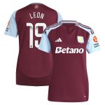 aston villa wsl adidas home shirt 2024-25 – womens with leon 19 printing Collection | Aston Villa Shop Official Jerseys