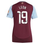 aston villa wsl adidas home shirt 2024-25 – womens with leon 19 printing Collection | Aston Villa Shop Official Jerseys