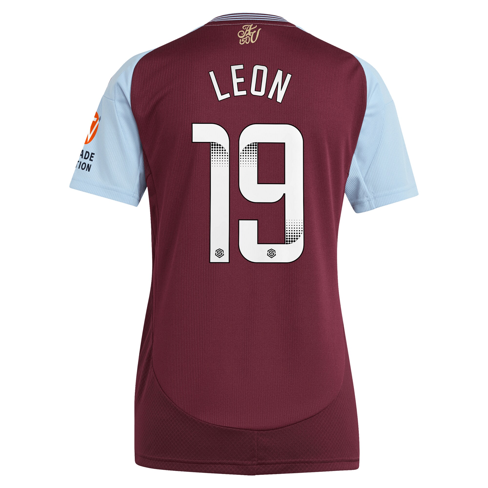 aston villa wsl adidas home shirt 2024-25 – womens with leon 19 printing Collection | Aston Villa Shop Official Jerseys