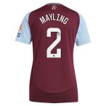 aston villa wsl adidas home shirt 2024-25 – womens with mayling 2 printing Collection | Aston Villa Shop Official Jerseys