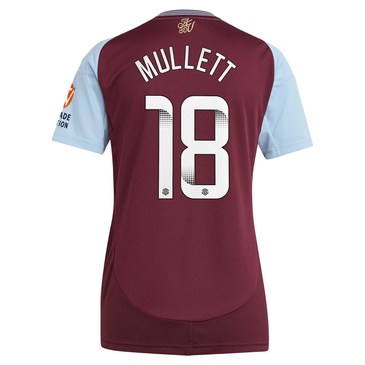 aston villa wsl adidas home shirt 2024-25 – womens with mullett 18 printing Collection | Aston Villa Shop Official Jerseys