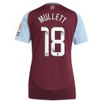 aston villa wsl adidas home shirt 2024-25 – womens with mullett 18 printing Collection | Aston Villa Shop Official Jerseys