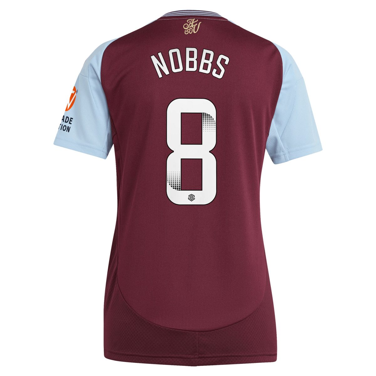 aston villa wsl adidas home shirt 2024-25 – womens with nobbs 8 printing Collection | Aston Villa Shop Official Jerseys