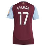 aston villa wsl adidas home shirt 2024-25 – womens with salmon 17 printing Collection | Aston Villa Shop Official Jerseys
