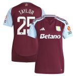 aston villa wsl adidas home shirt 2024-25 – womens with taylor 25 printing Collection | Aston Villa Shop Official Jerseys