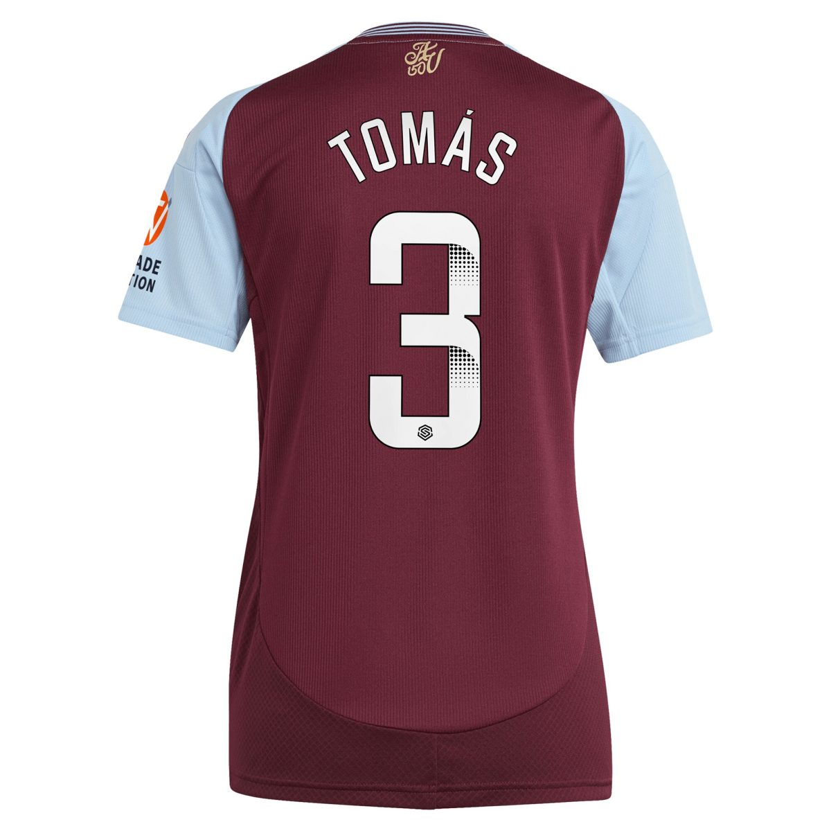 aston villa wsl adidas home shirt 2024-25 – womens with tomás 3 printing Collection | Aston Villa Shop Official Jerseys