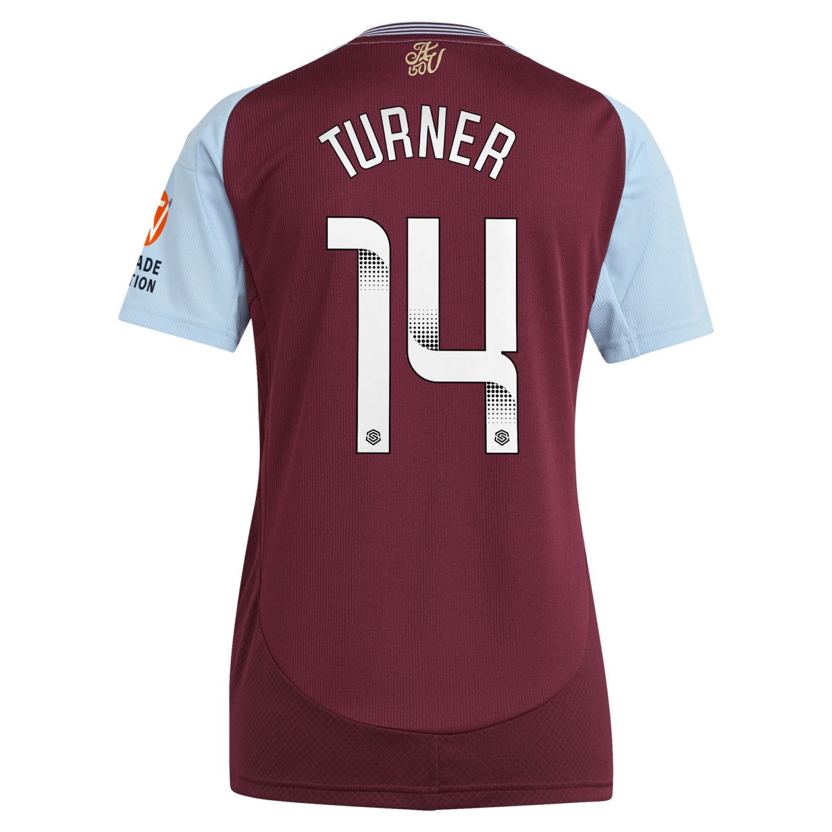 aston villa wsl adidas home shirt 2024-25 – womens with turner 14 printing Collection | Aston Villa Shop Official Jerseys