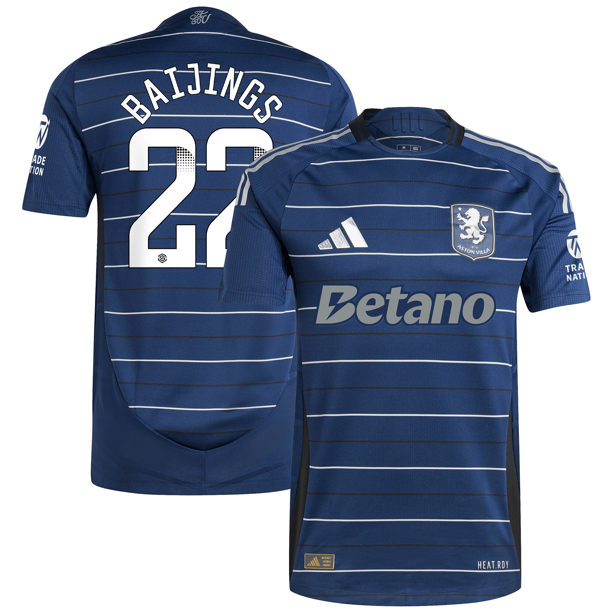 aston villa wsl adidas third authentic shirt 2024-25 with baijings 22 printing Collection | Aston Villa Shop Official Jerseys