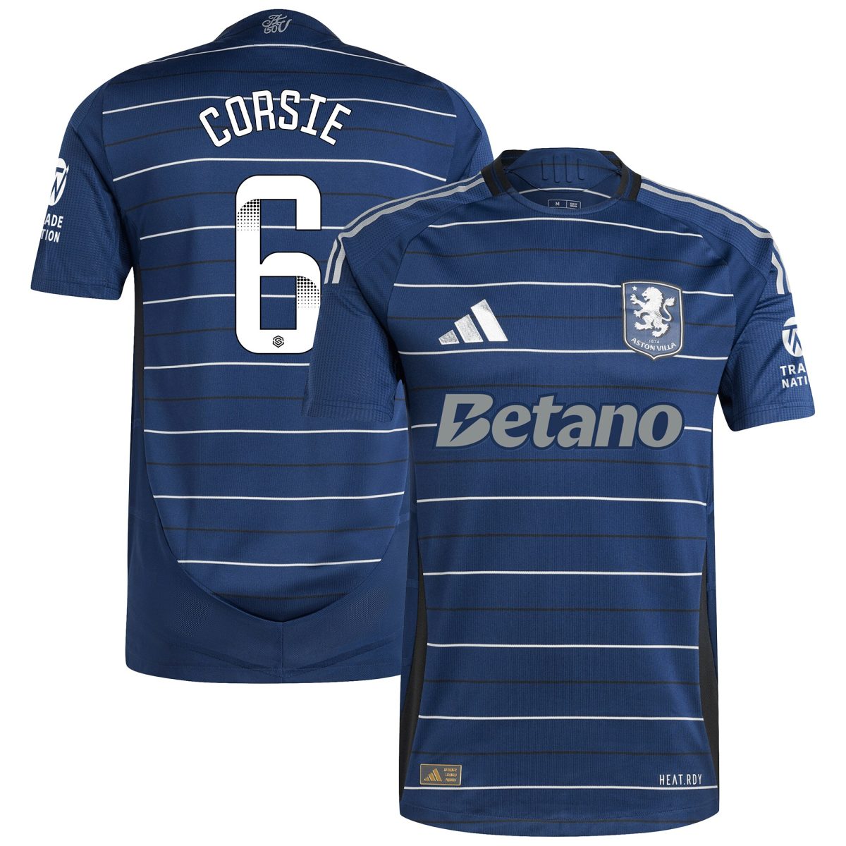 aston villa wsl adidas third authentic shirt 2024-25 with corsie 6 printing Collection | Aston Villa Shop Official Jerseys