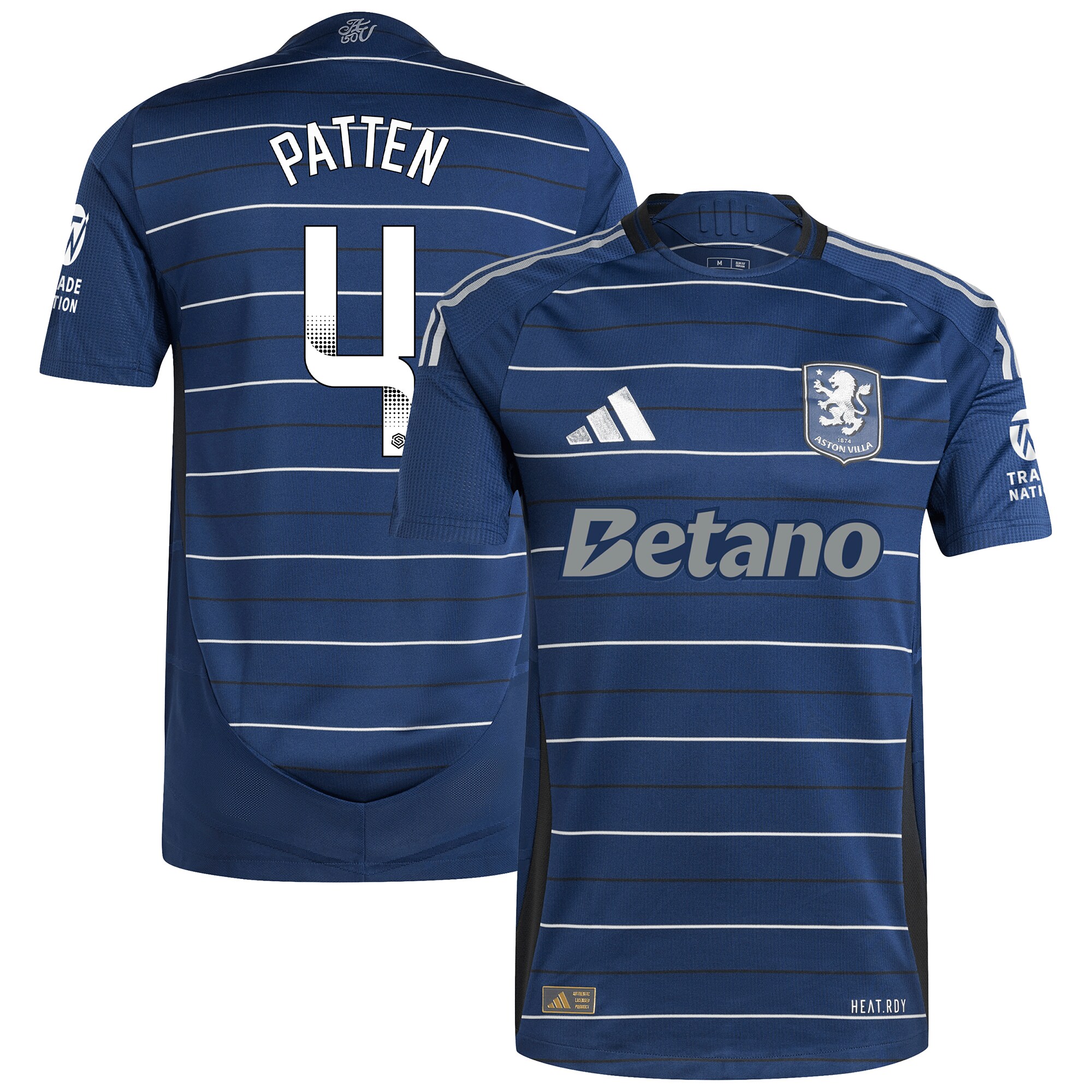 aston villa wsl adidas third authentic shirt 2024-25 with patten 4 printing Collection | Aston Villa Shop Official Jerseys