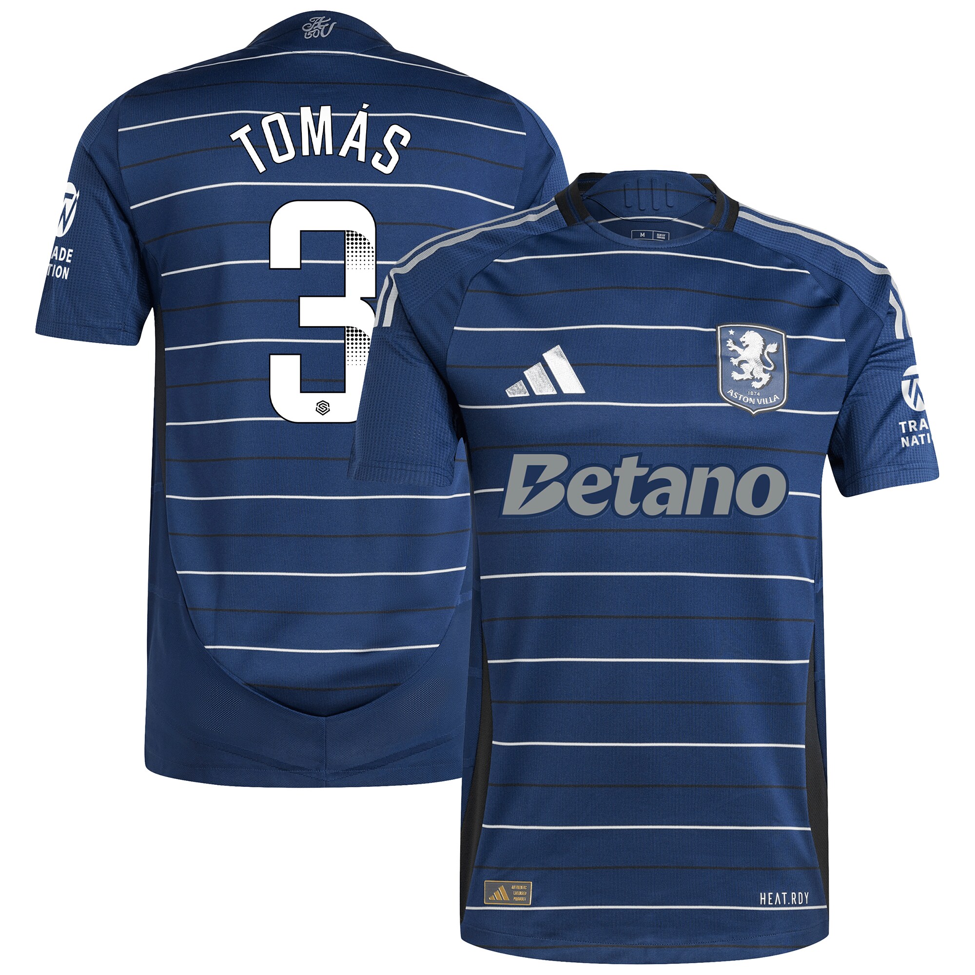 aston villa wsl adidas third authentic shirt 2024-25 with tomás 3 printing Collection | Aston Villa Shop Official Jerseys