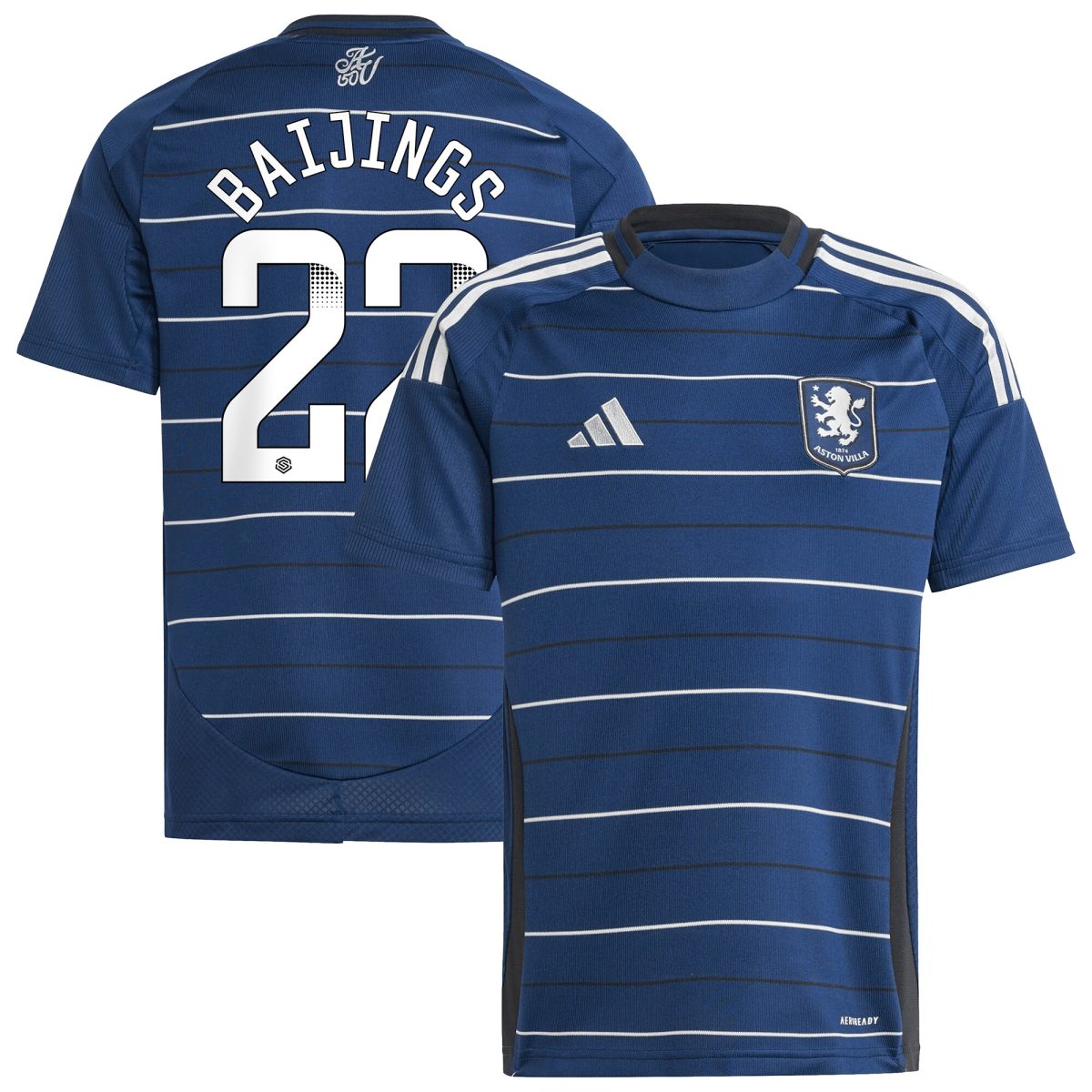 aston villa wsl adidas third shirt 2024-25 – kids with baijings 22 printing Collection | Aston Villa Shop Official Jerseys