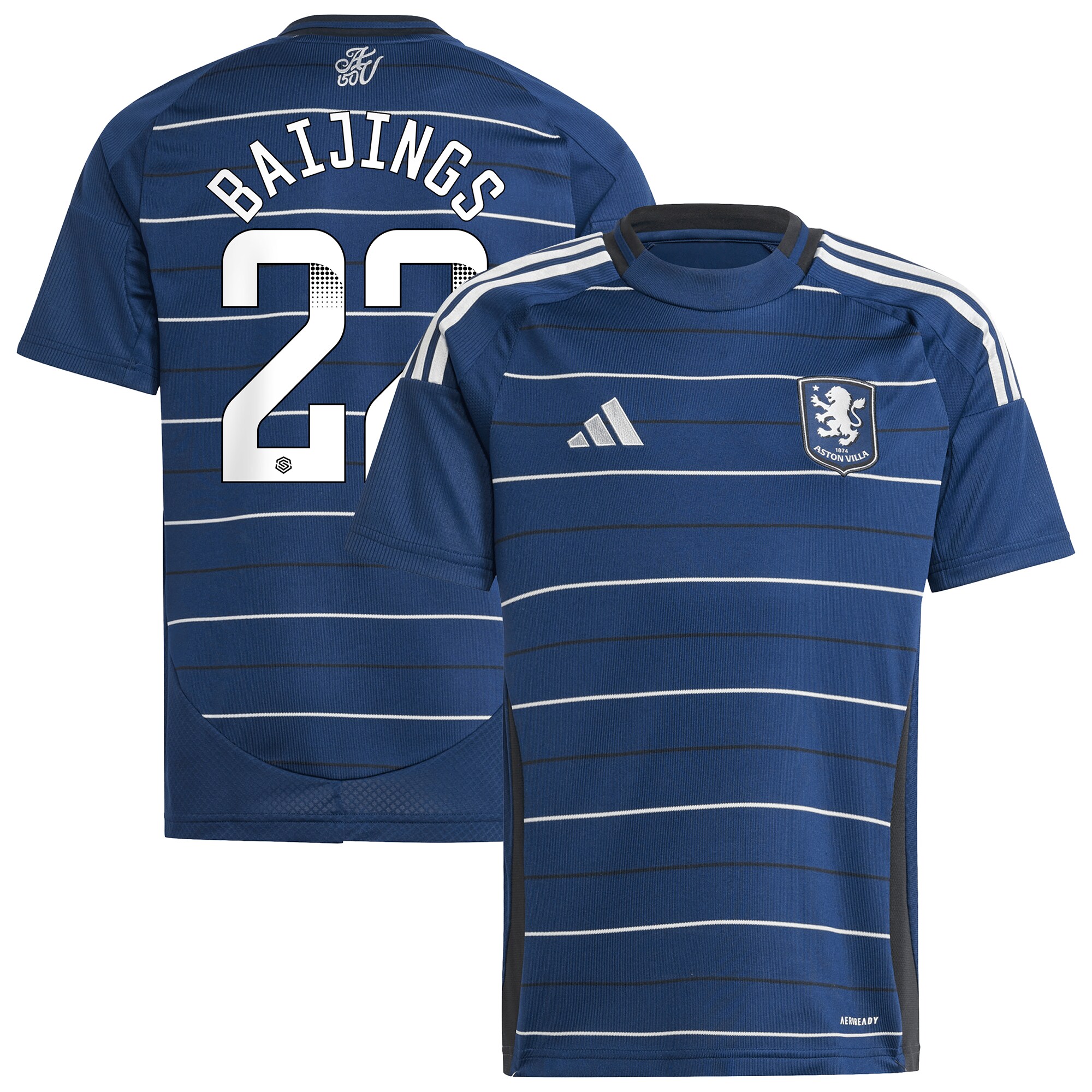 aston villa wsl adidas third shirt 2024-25 – kids with baijings 22 printing Collection | Aston Villa Shop Official Jerseys