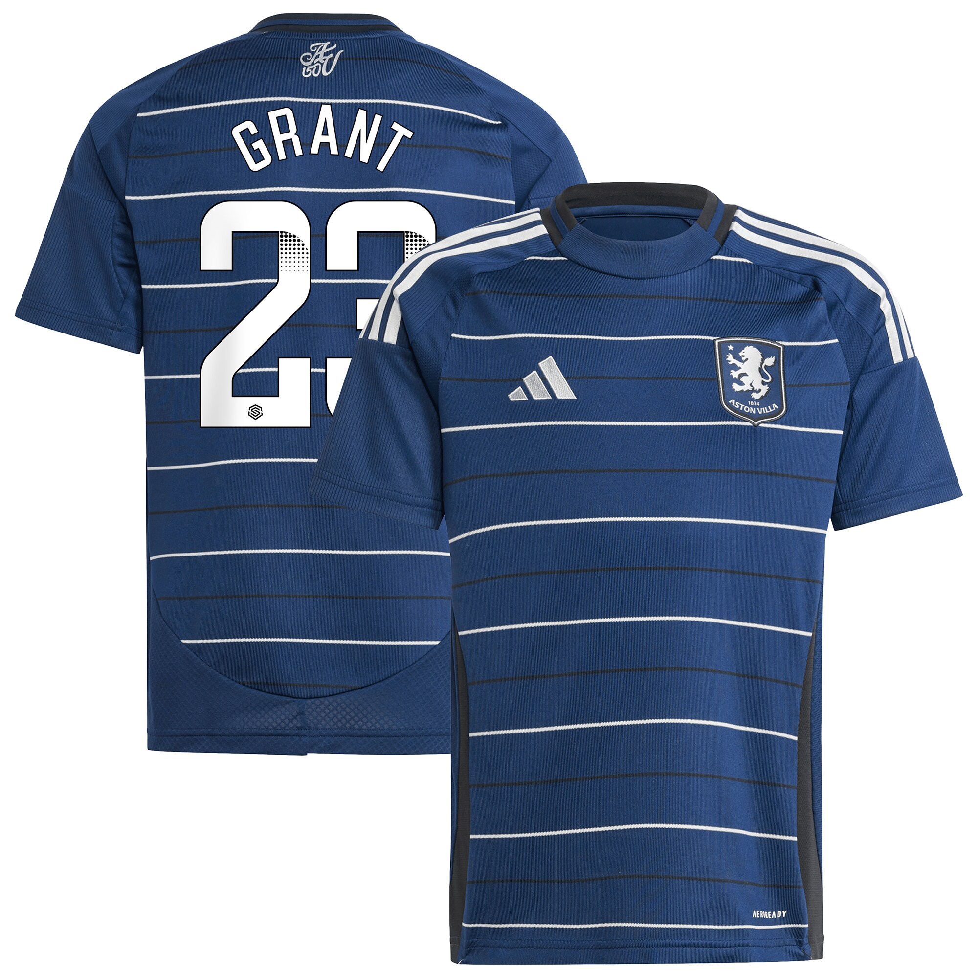 aston villa wsl adidas third shirt 2024-25 – kids with grant 23 printing Collection | Aston Villa Shop Official Jerseys