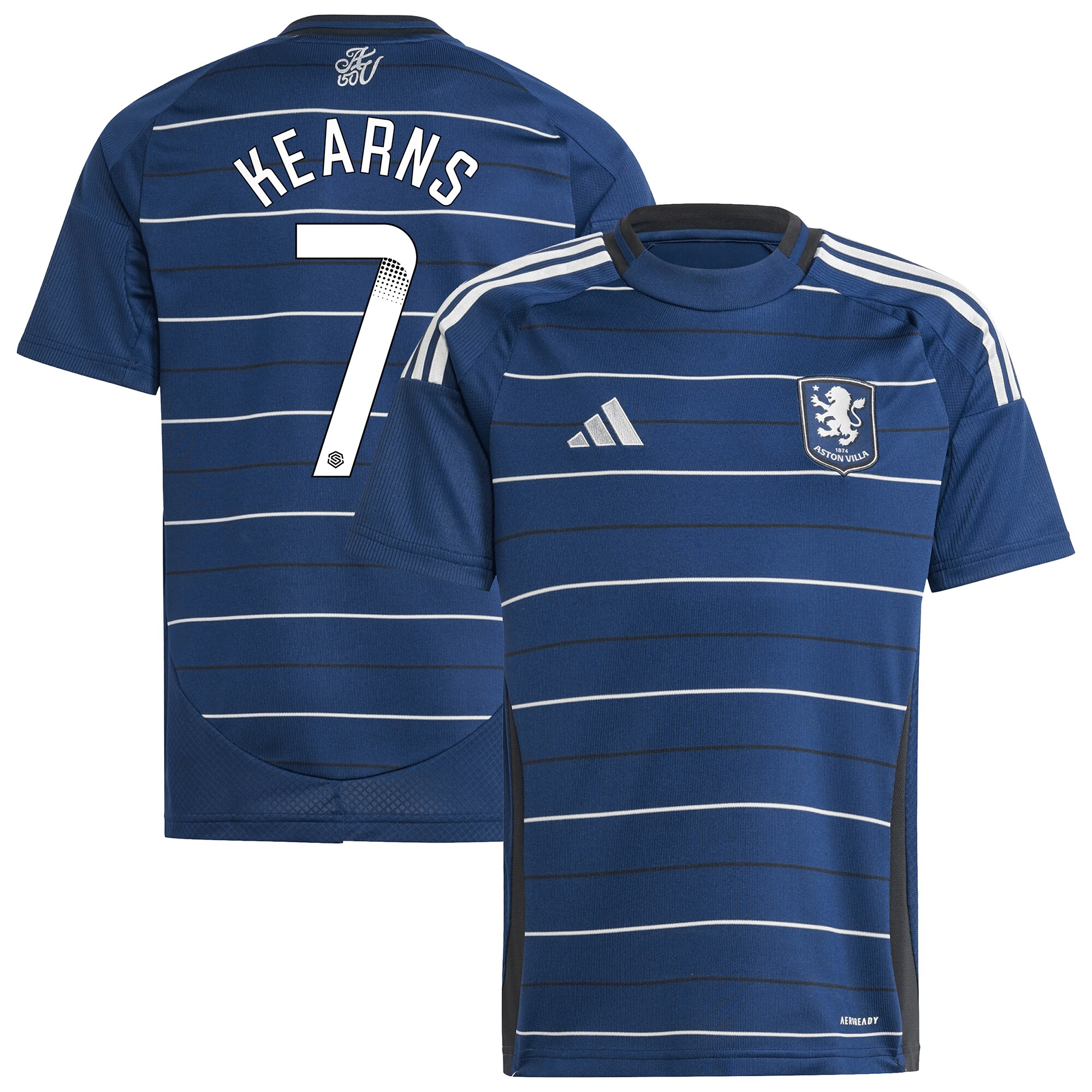 aston villa wsl adidas third shirt 2024-25 – kids with kearns 7 printing Collection | Aston Villa Shop Official Jerseys