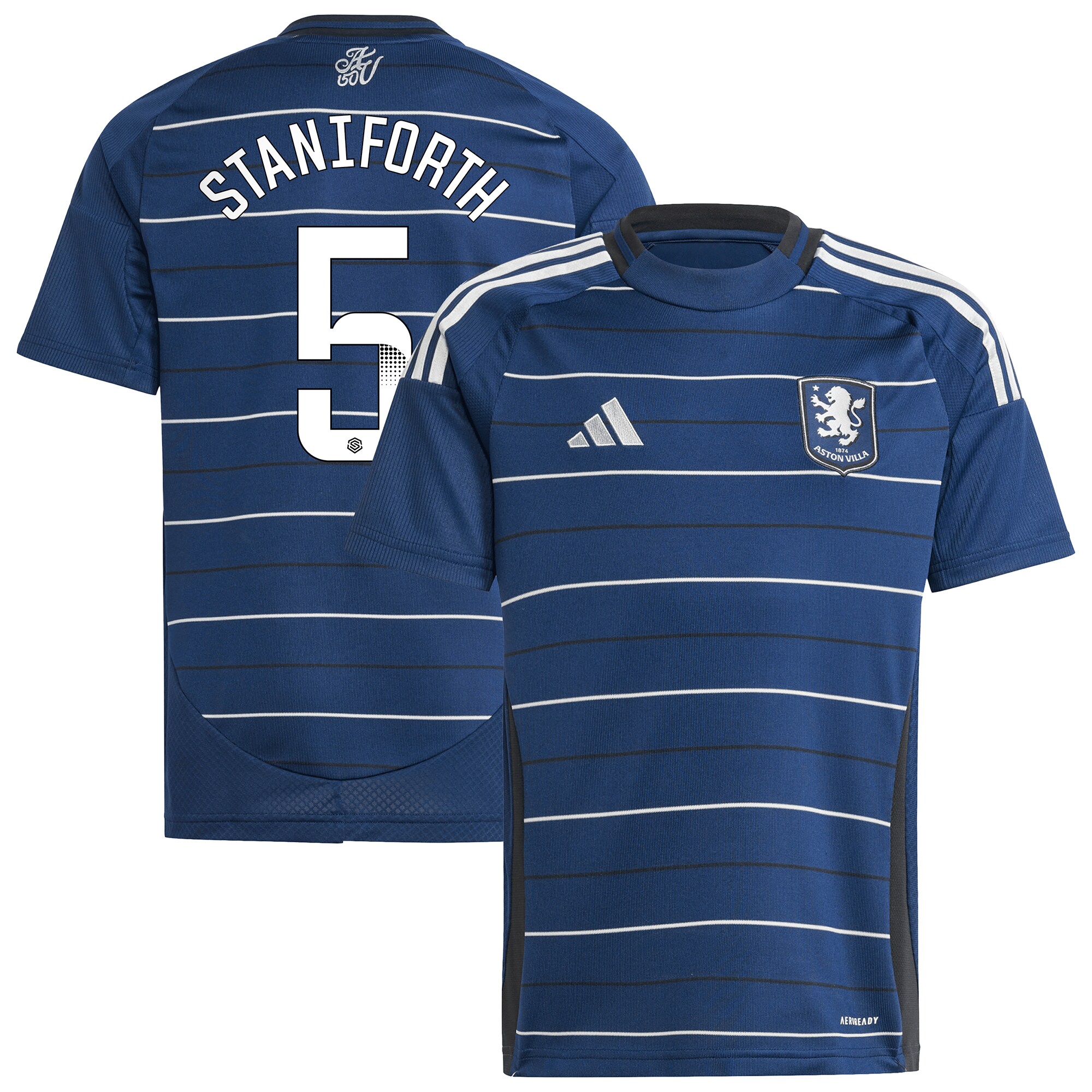 aston villa wsl adidas third shirt 2024-25 – kids with staniforth 5 printing Collection | Aston Villa Shop Official Jerseys