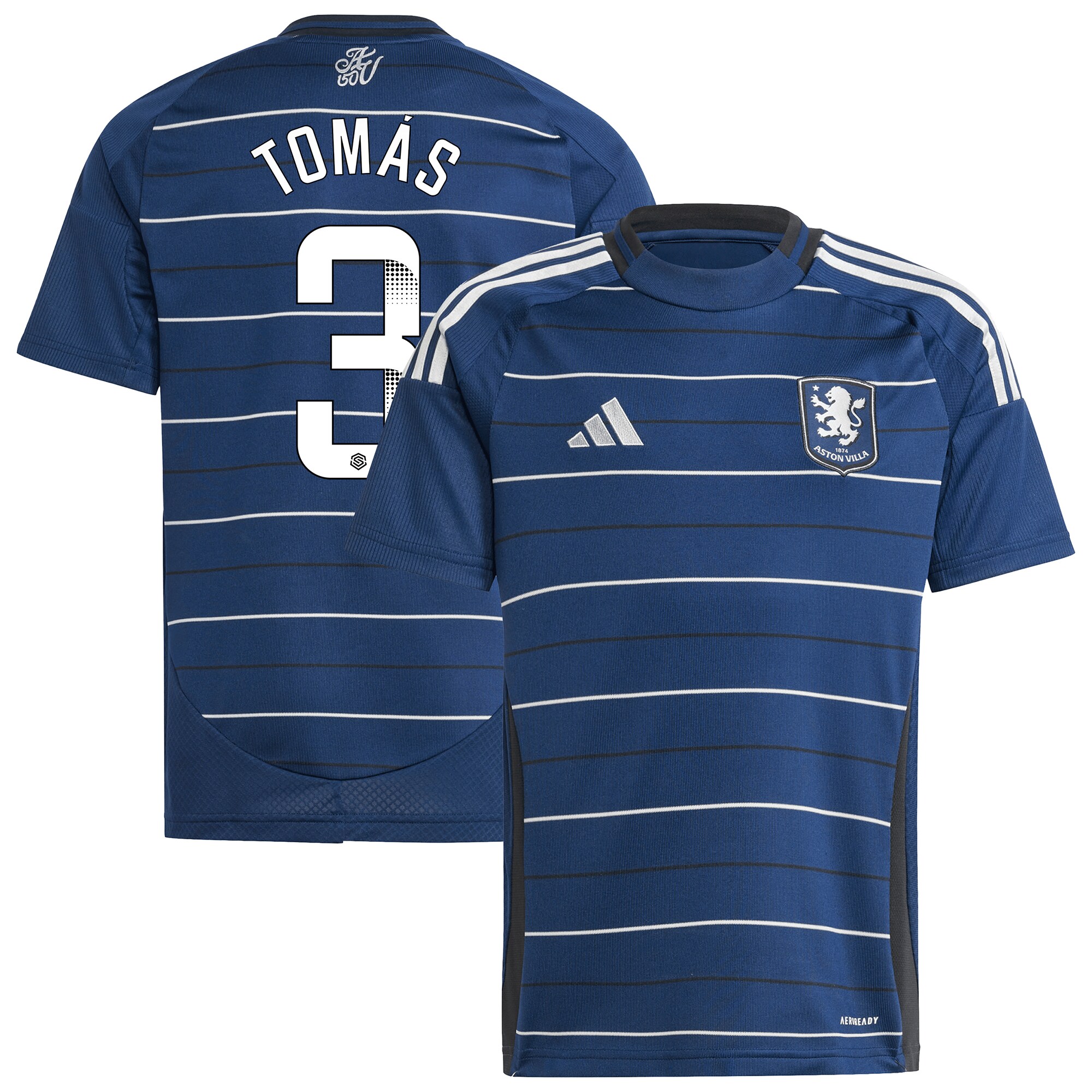 aston villa wsl adidas third shirt 2024-25 – kids with tomás 3 printing Collection | Aston Villa Shop Official Jerseys