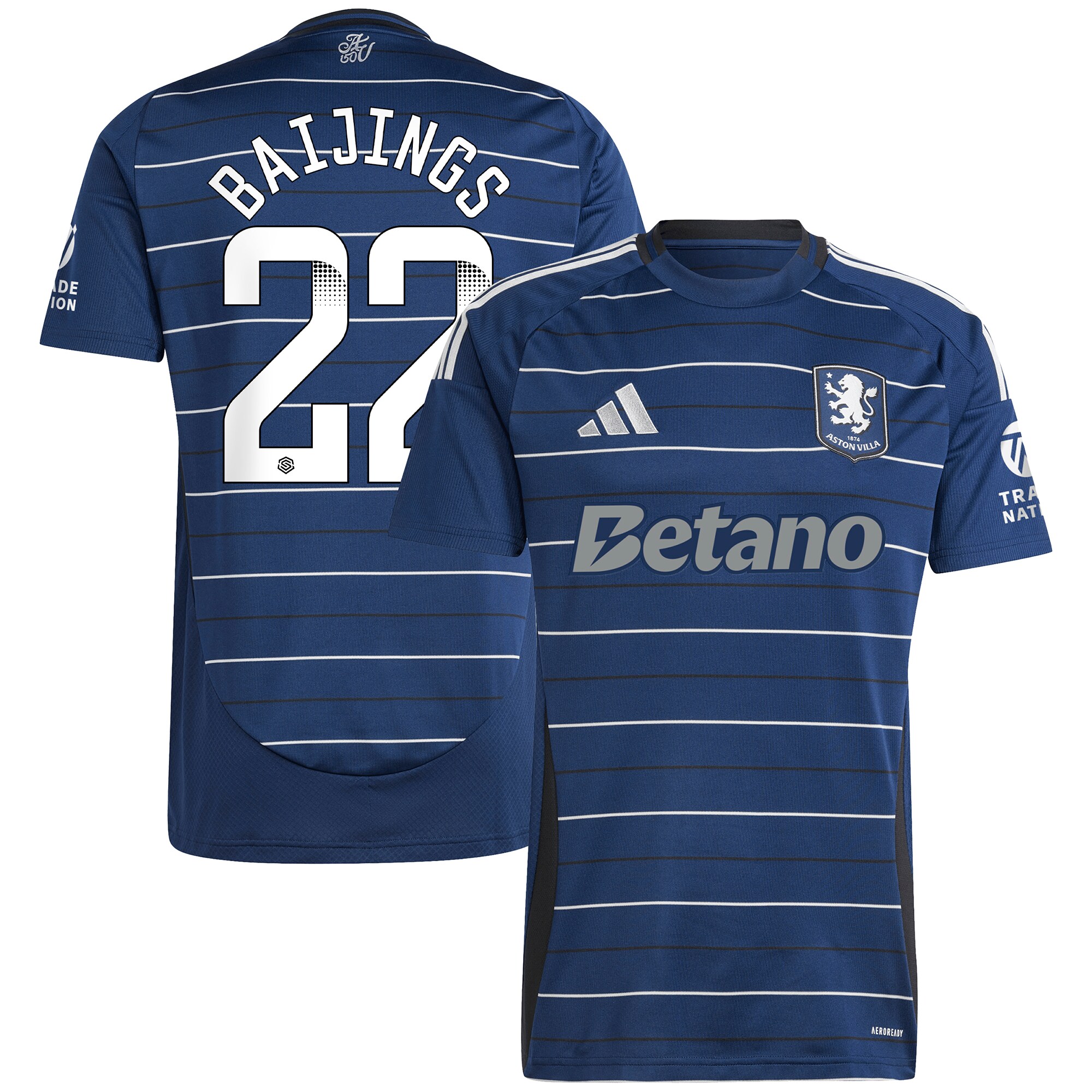 aston villa wsl adidas third shirt 2024-25 with baijings 22 printing Collection | Aston Villa Shop Official Jerseys