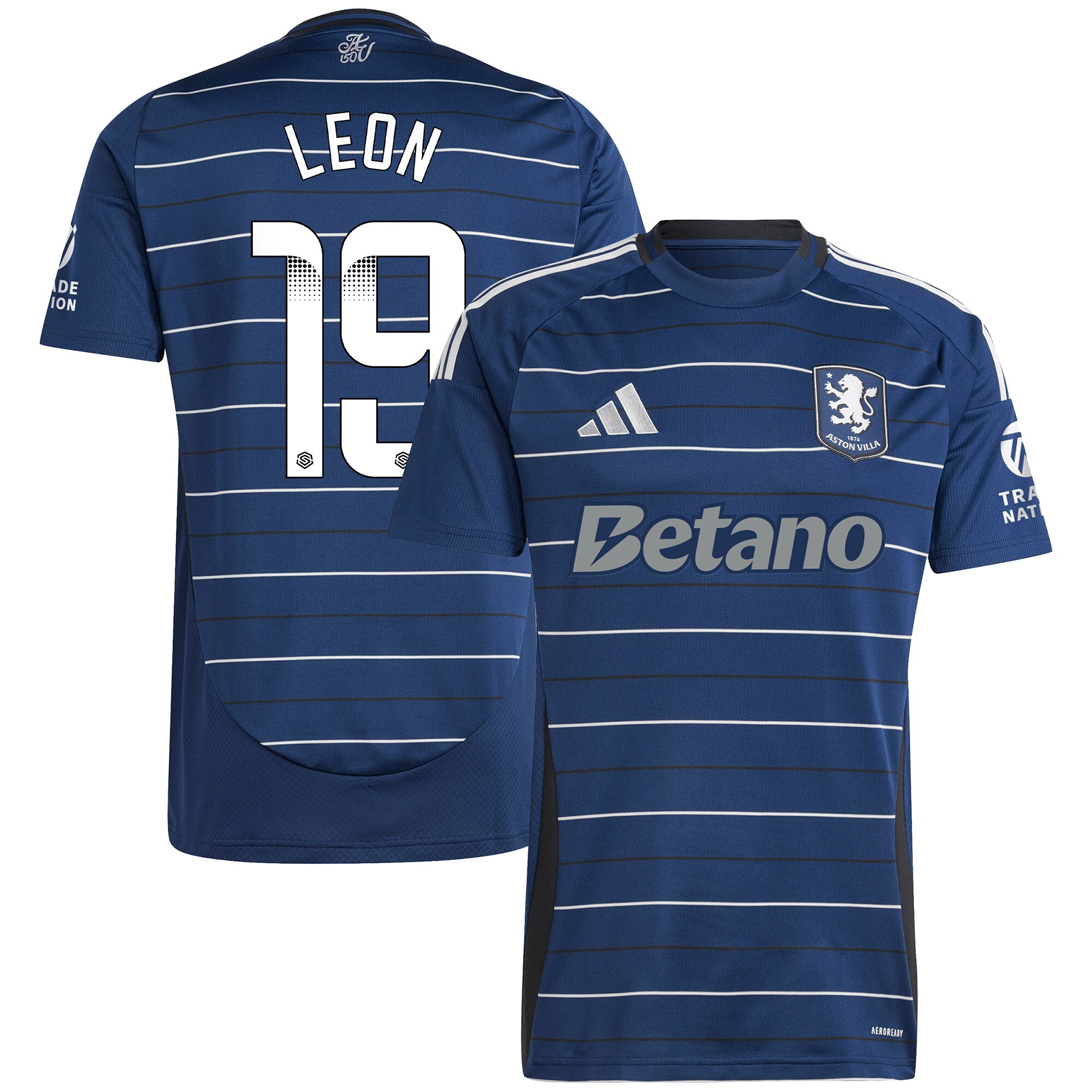 aston villa wsl adidas third shirt 2024-25 with leon 19 printing Collection | Aston Villa Shop Official Jerseys