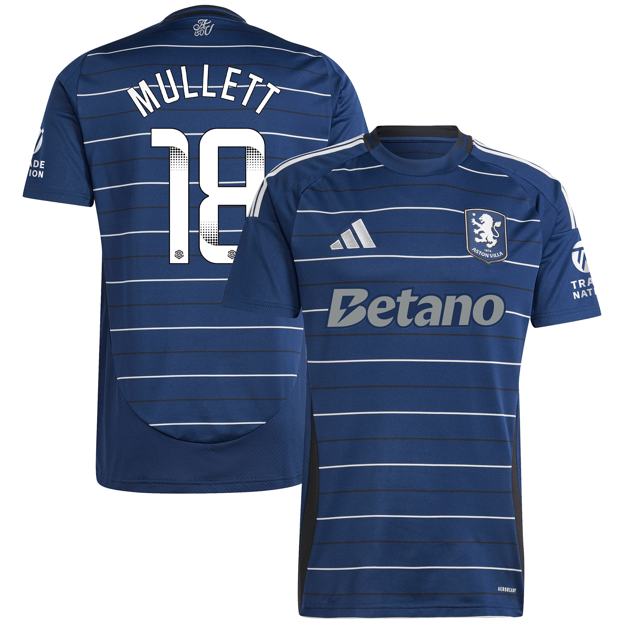 aston villa wsl adidas third shirt 2024-25 with mullett 18 printing Collection | Aston Villa Shop Official Jerseys
