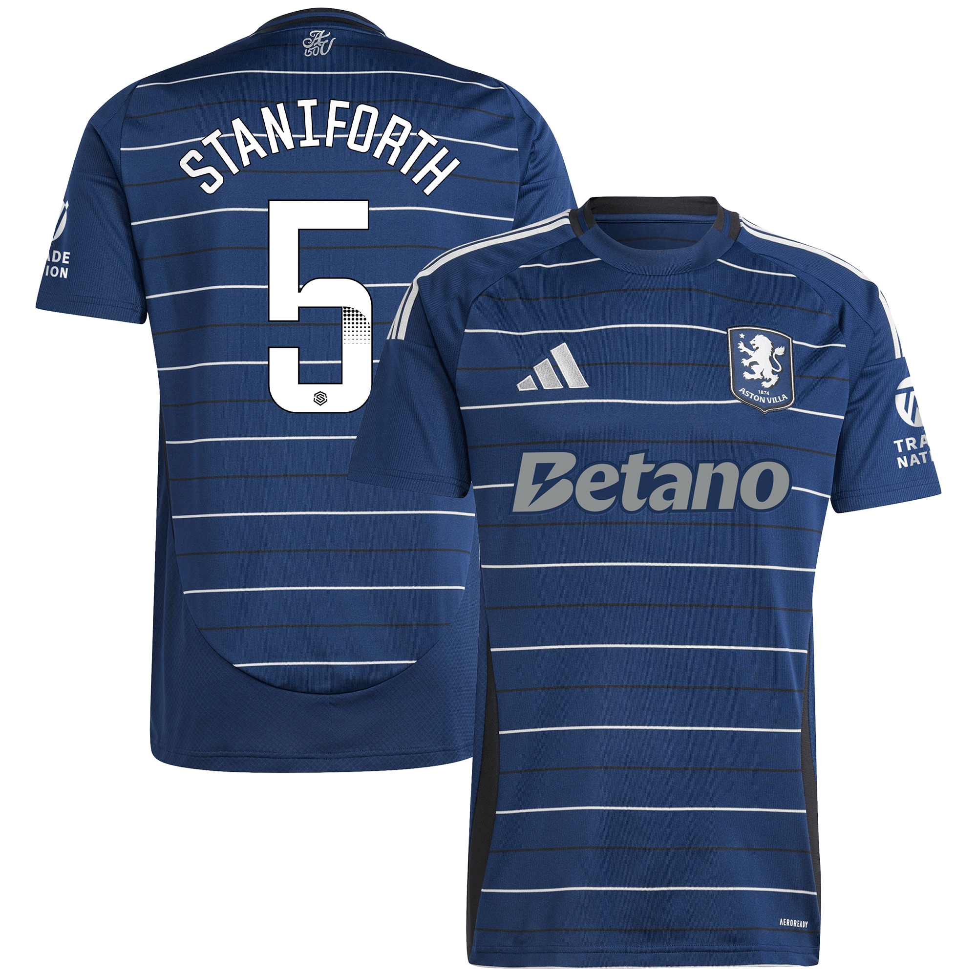 aston villa wsl adidas third shirt 2024-25 with staniforth 5 printing Collection | Aston Villa Shop Official Jerseys