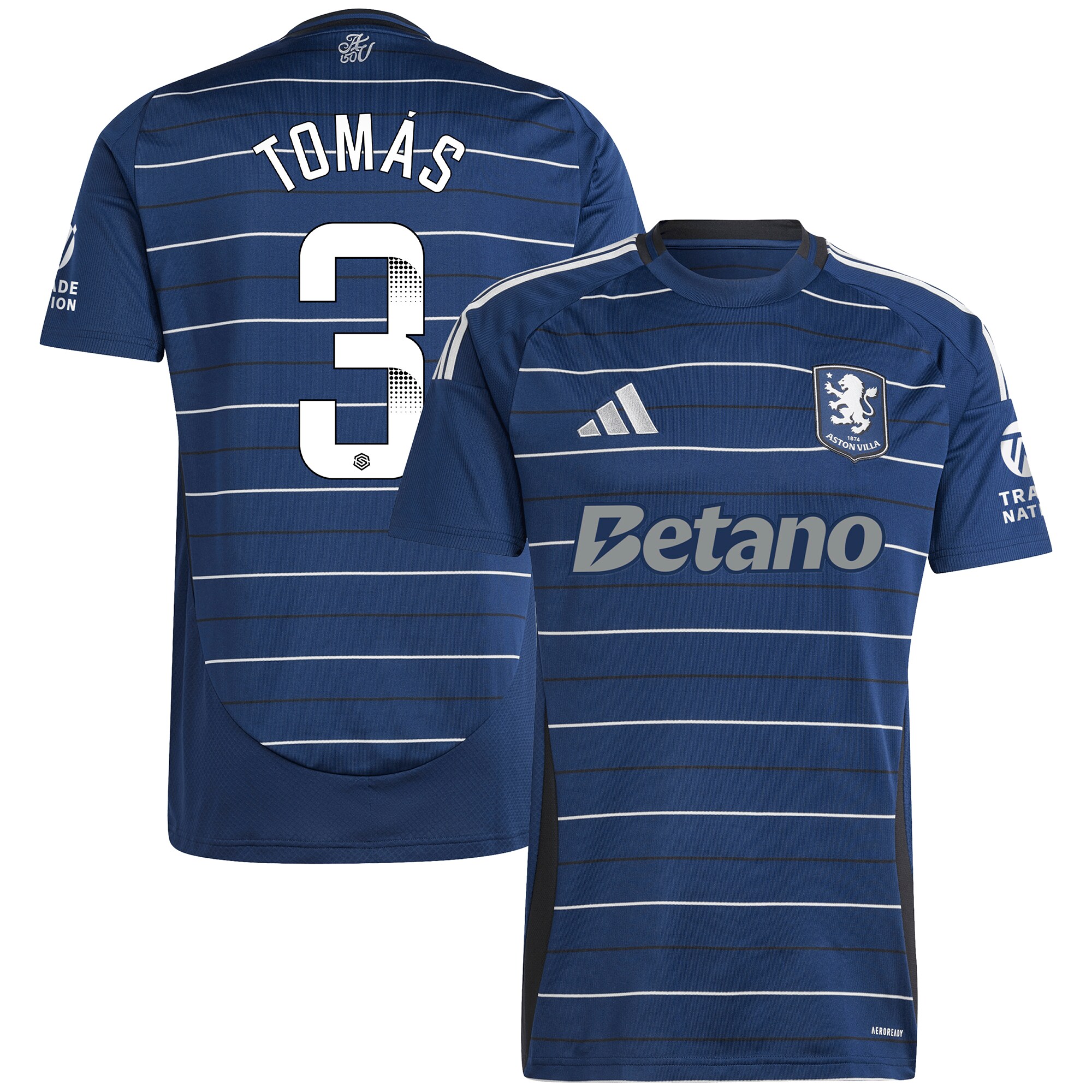 aston villa wsl adidas third shirt 2024-25 with tomás 3 printing Collection | Aston Villa Shop Official Jerseys