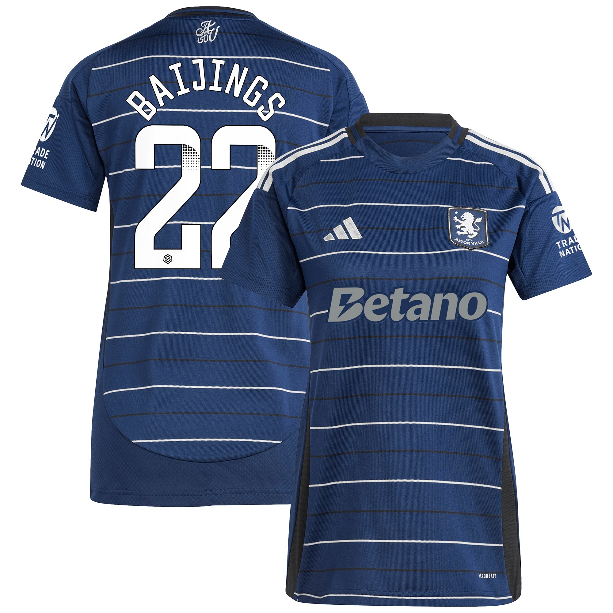 aston villa wsl adidas third shirt 2024-25 – womens with baijings 22 printing Collection | Aston Villa Shop Official Jerseys