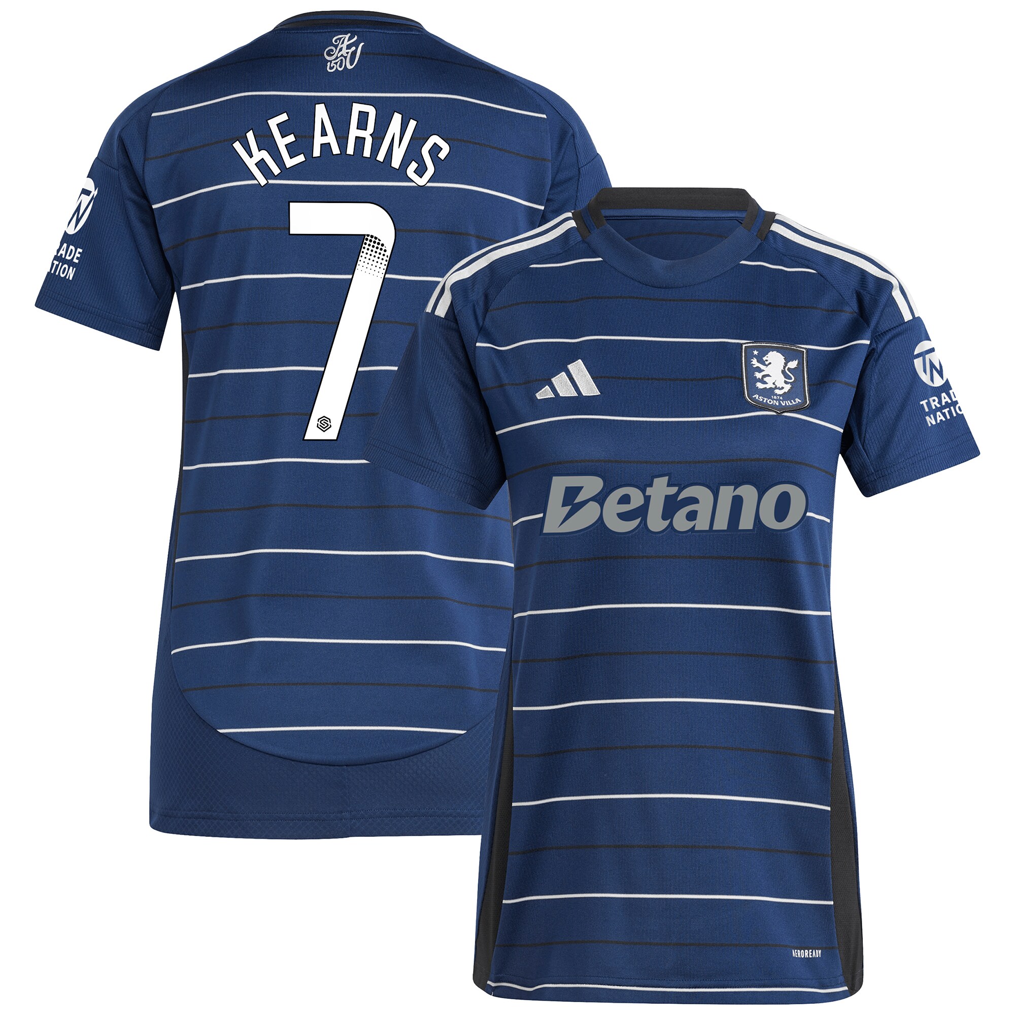 aston villa wsl adidas third shirt 2024-25 – womens with kearns 7 printing Collection | Aston Villa Shop Official Jerseys