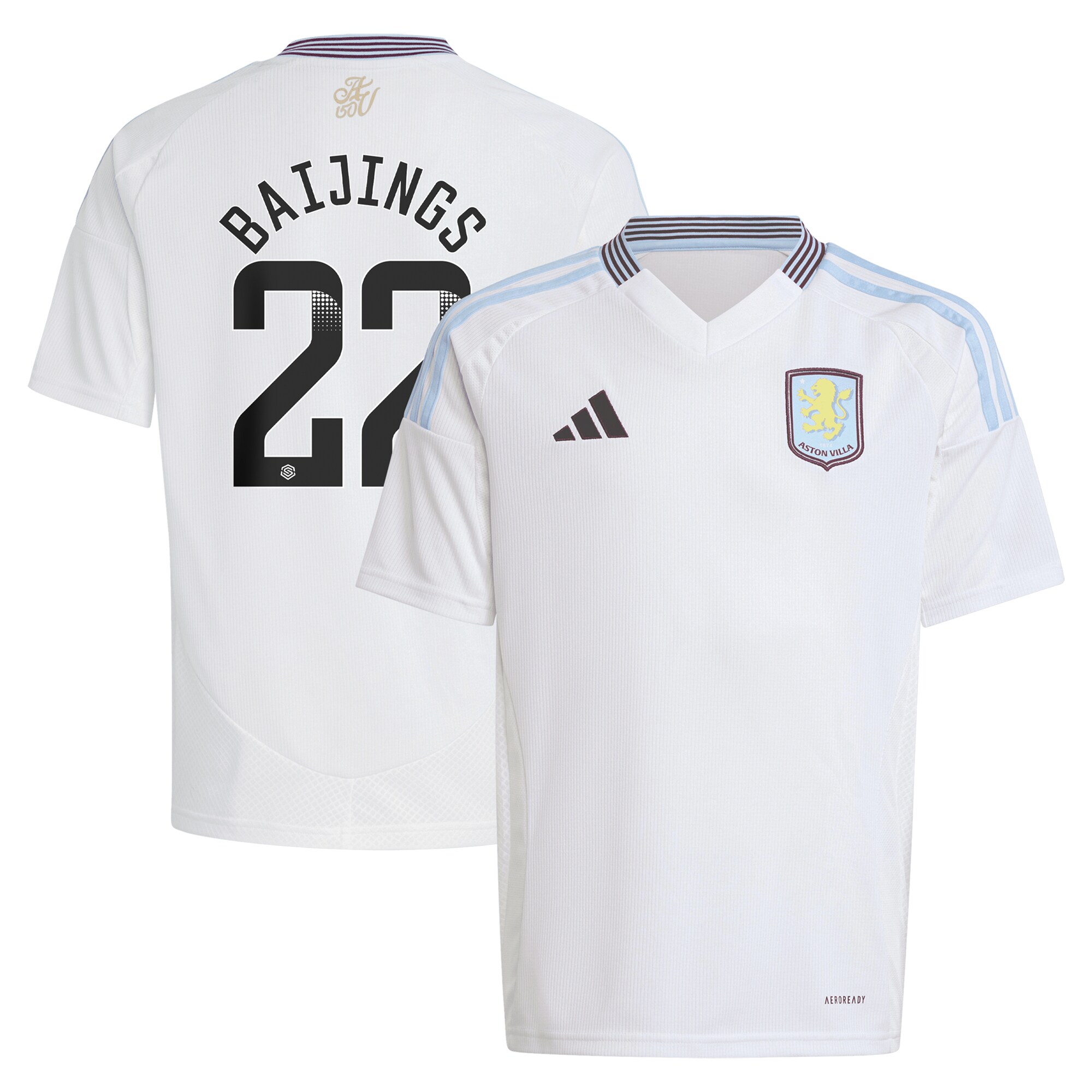 aston villa wsl away shirt 2024-25 – kids with baijings 22 printing Collection | Aston Villa Shop Official Jerseys