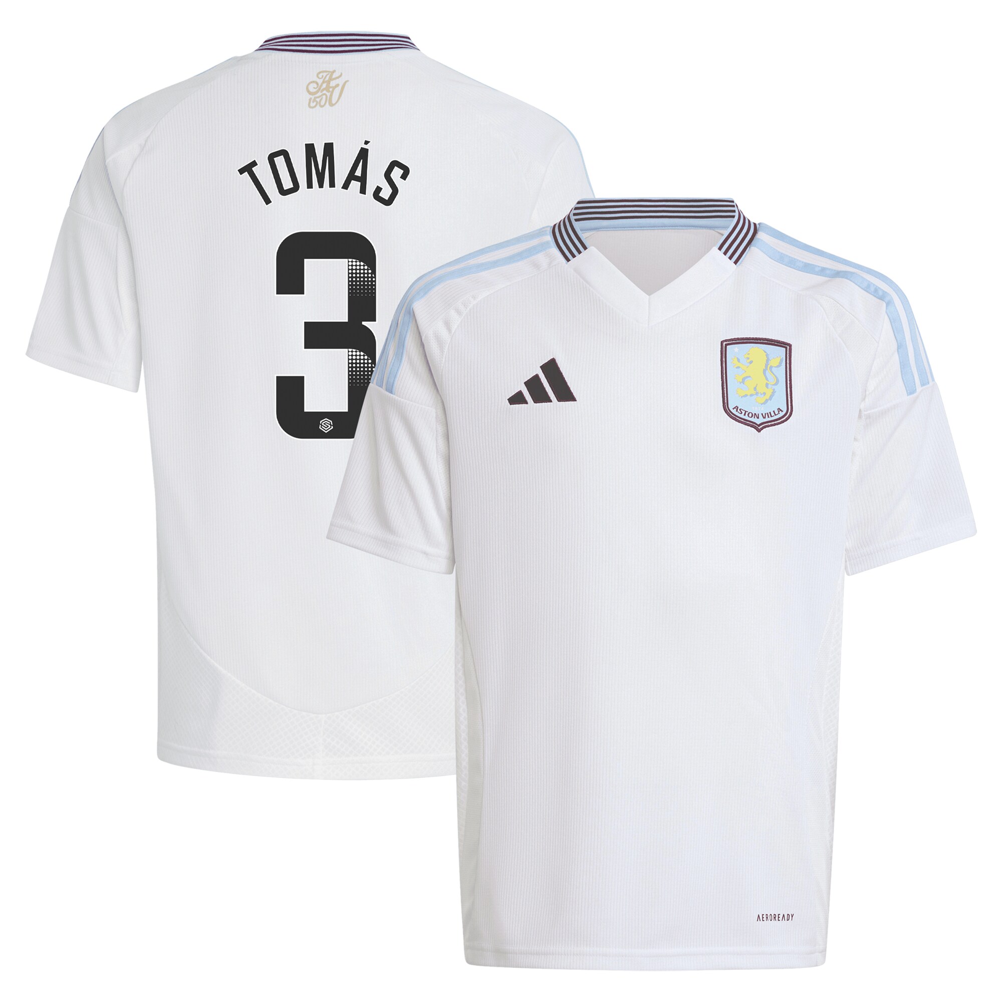 aston villa wsl away shirt 2024-25 – kids with tomás 3 printing Collection | Aston Villa Shop Official Jerseys