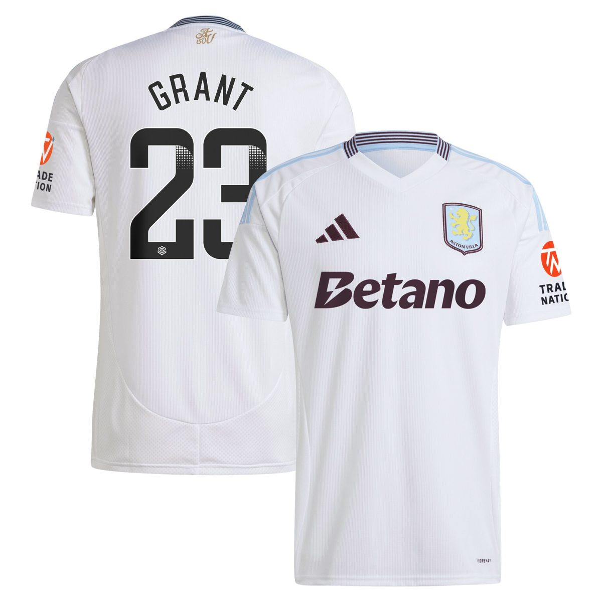 aston villa wsl away shirt 2024-25 with grant 23 printing Collection | Aston Villa Shop Official Jerseys
