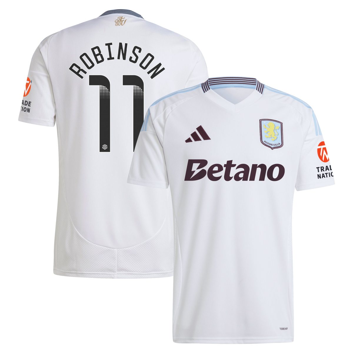 aston villa wsl away shirt 2024-25 with robinson 11 printing Collection | Aston Villa Shop Official Jerseys