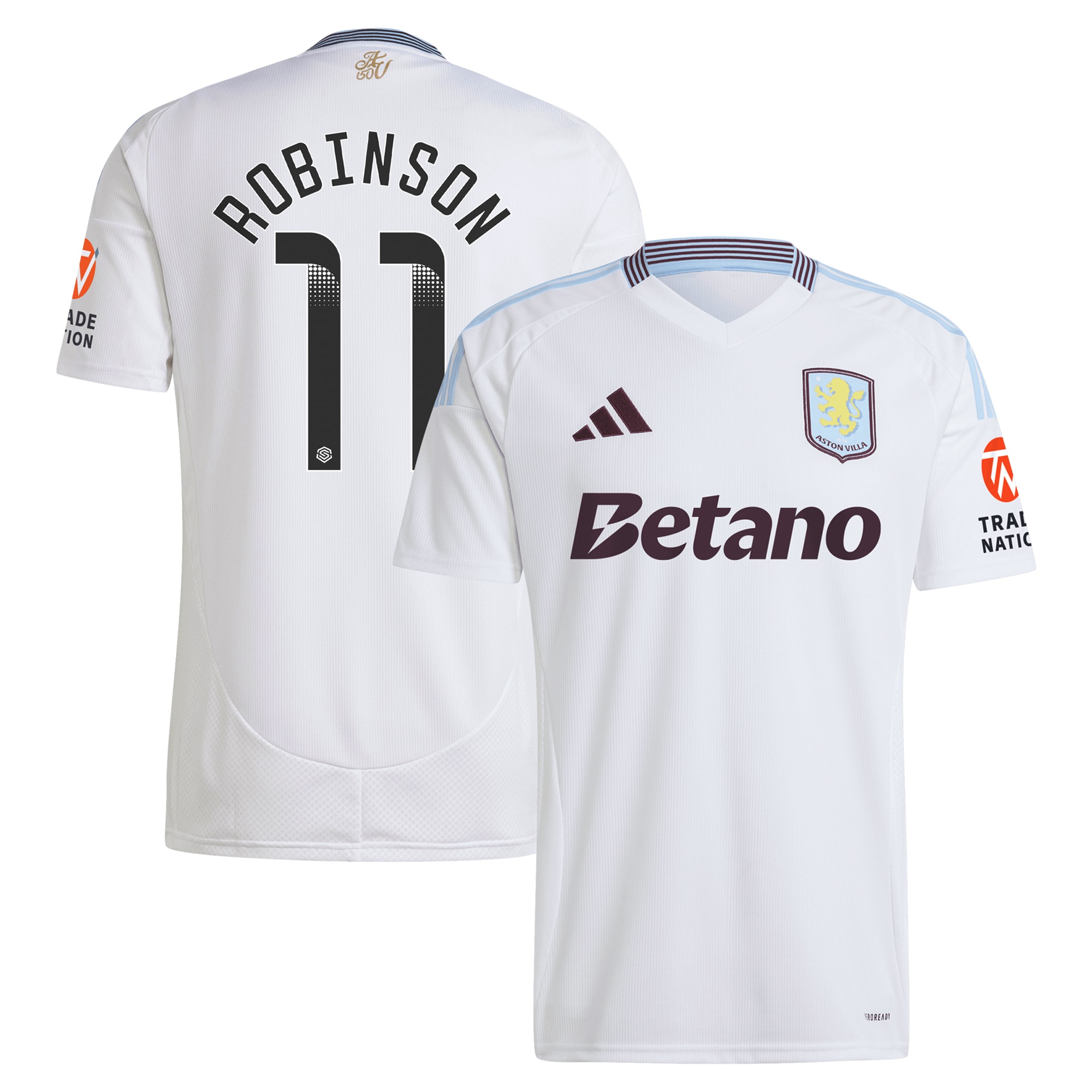 aston villa wsl away shirt 2024-25 with robinson 11 printing Collection | Aston Villa Shop Official Jerseys