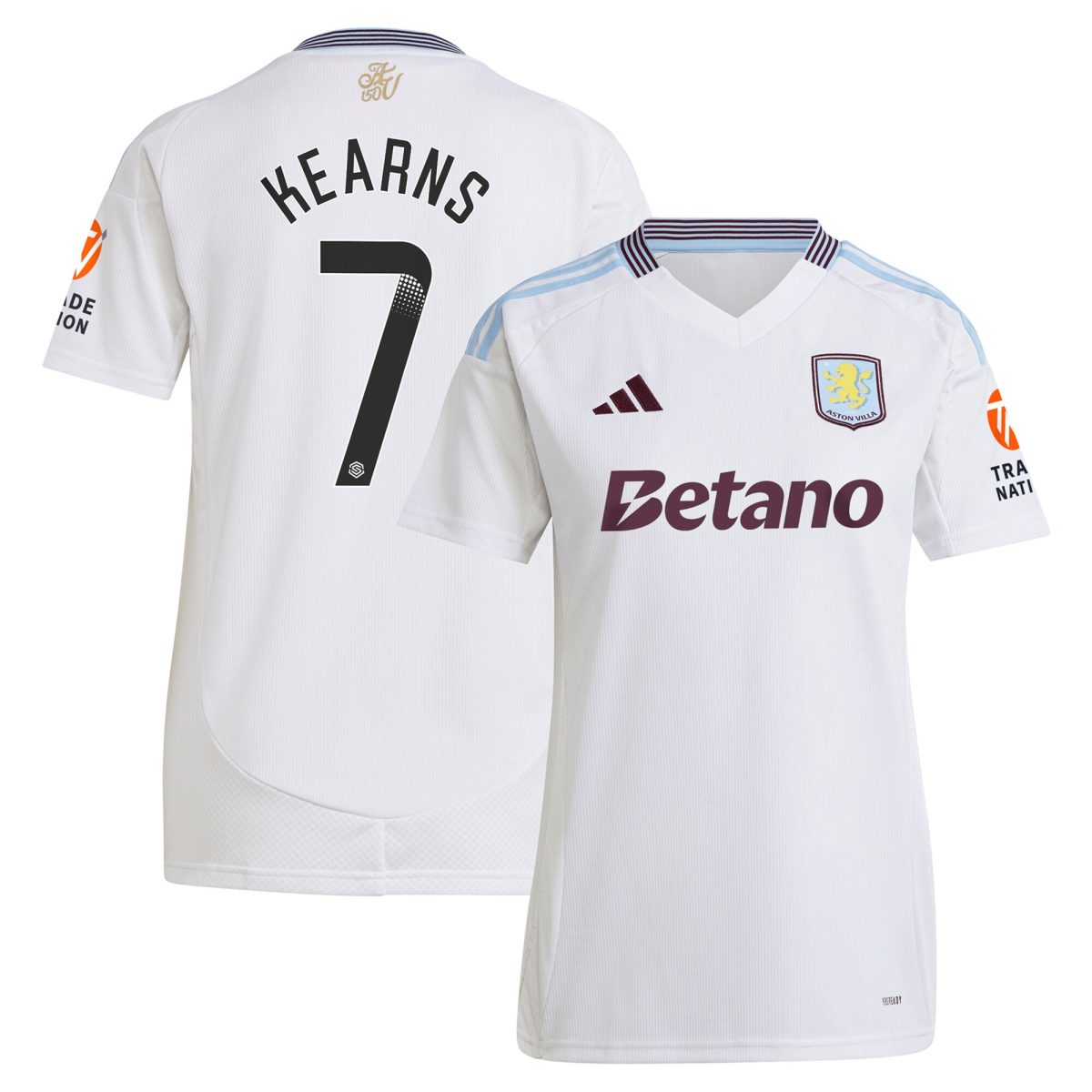 aston villa wsl away shirt 2024-25 – womens with kearns 7 printing Collection | Aston Villa Shop Official Jerseys