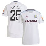 aston villa wsl away shirt 2024-25 – womens with taylor 25 printing Collection | Aston Villa Shop Official Jerseys
